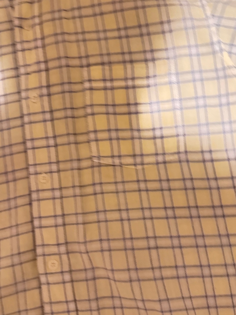 Timberland Yellow and Blue Plaid Short-Sleeve Button-Down Shirt - Picture 5 of 10